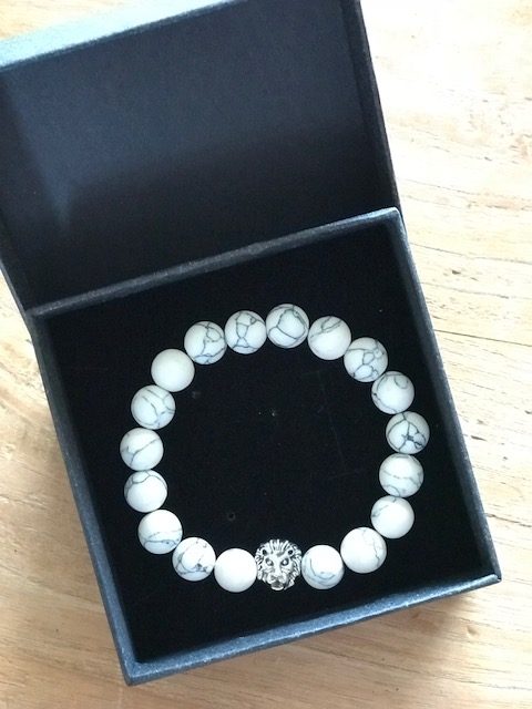 Armband Natuursteen Edelsteen Wit Witte Howliet