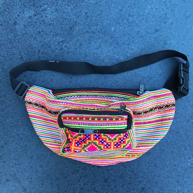 buiktas heuptas buideltas gekleurd ritssluiting