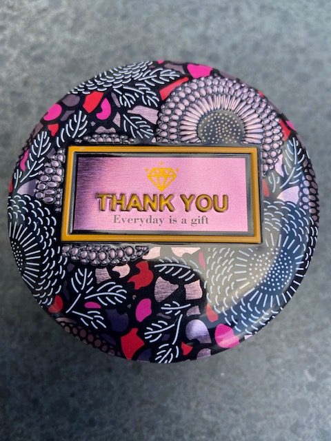 Jasmijn thee Jasmine flower tea Fairtrade blikje Thank You 40 gram #001