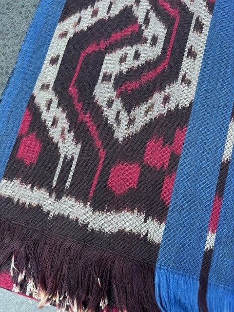 Handgeweven Balinese Ikat tafelkleed en bedloper - Katoen #023