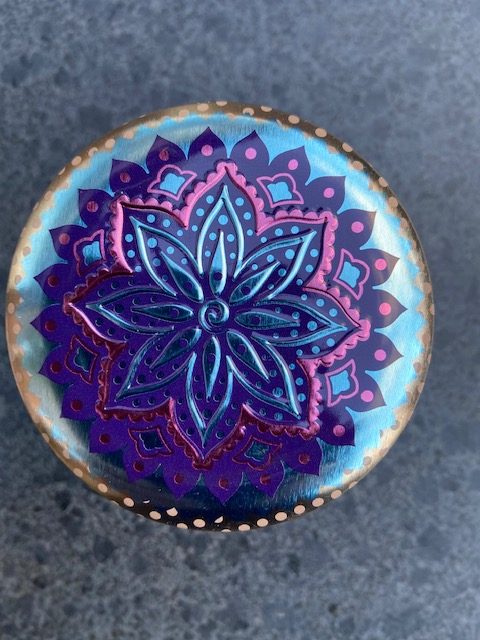 Jasmijn thee Jasmine flower tea Fairtrade blikje patroon 40 gram #012