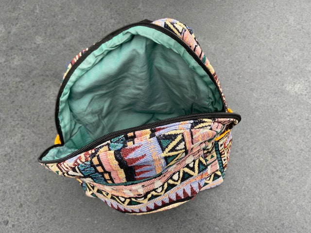 Rugtas katoen kwastjes ritssluiting #003