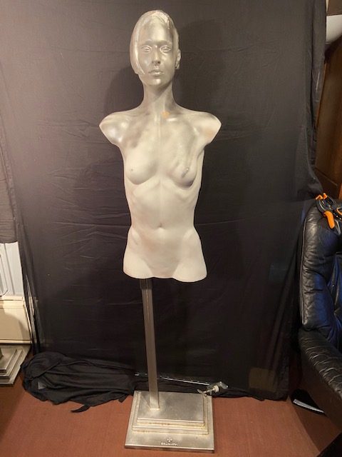ijzeren standaard voor display dolls etalage torso #001