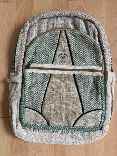 Rugtas van hennep, hemp backpack #280