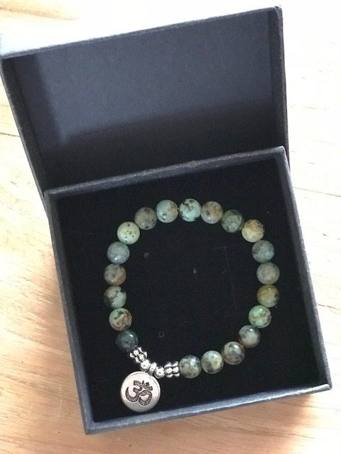 Armband Natuursteen Edelsteen Groen Groene Agaat