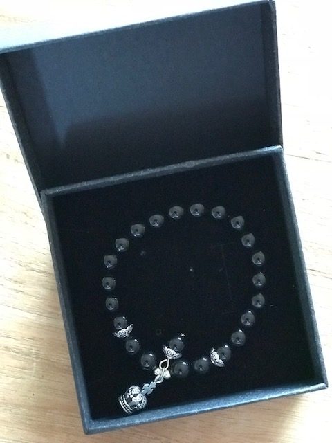 Armband Natuursteen Edelsteen Zwart Zwarte Onyx