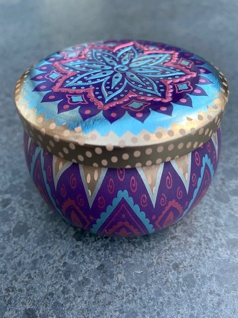 Groene thee Green tea special gunpowder Fairtrade blikje patroon 50 gram #012