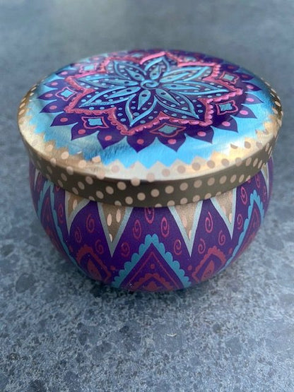 Groene thee Green tea special gunpowder Fairtrade blikje patroon 50 gram #012