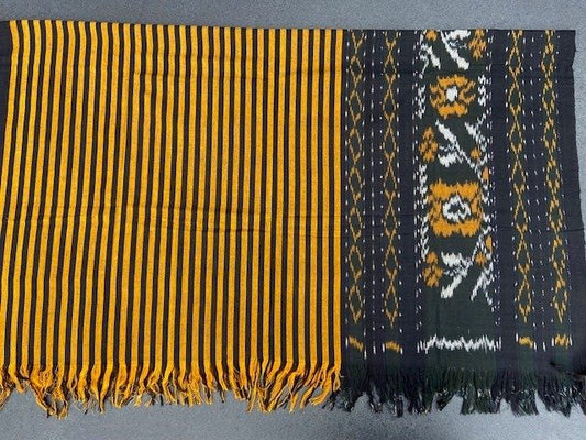 Ikat Tafelkleden 250x120 cm, handgeweven, 100% katoen, Multi-use product #001