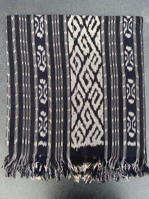 Ikat Tafelkleden 250x120 cm, handgeweven, 100% katoen, Multi-use product #003