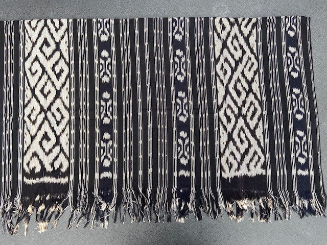 Ikat Tafelkleden 250x120 cm, handgeweven, 100% katoen, Multi-use product #003
