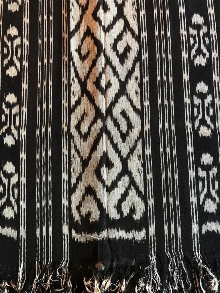 Ikat Tafelkleden 250x120 cm, handgeweven, 100% katoen, Multi-use product #003
