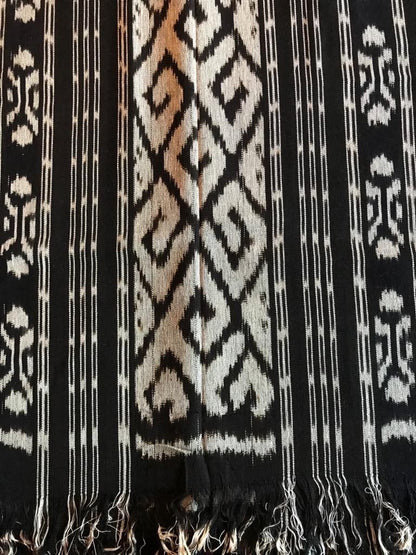 Ikat Tafelkleden 250x120 cm, handgeweven, 100% katoen, Multi-use product #003