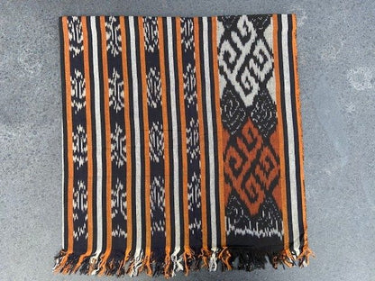 Ikat Tafelkleden 250x120 cm, handgeweven, 100% katoen, Multi-use product #005