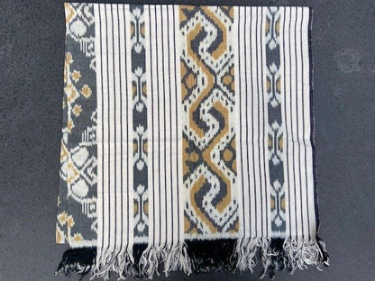 Ikat Tafelkleden 250x120 cm, handgeweven, 100% katoen, Multi-use product #007