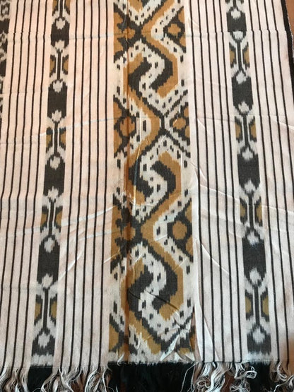 Ikat Tafelkleden 250x120 cm, handgeweven, 100% katoen, Multi-use product #007