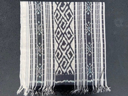 Ikat Tafelkleden 250x120 cm, handgeweven, 100% katoen, Multi-use product #008