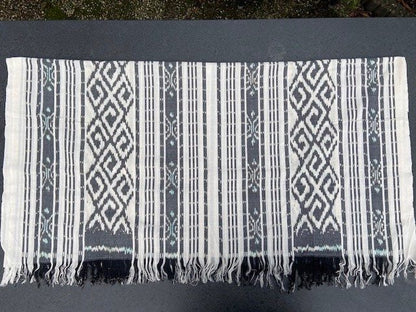 Ikat Tafelkleden 250x120 cm, handgeweven, 100% katoen, Multi-use product #008