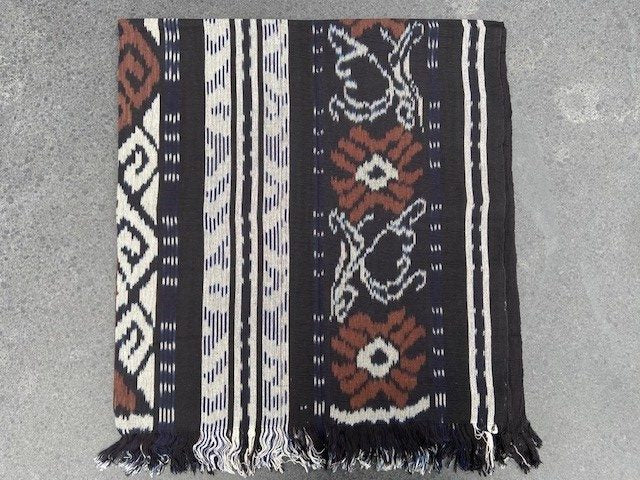 Ikat Tafelkleden 250x120 cm, handgeweven, 100% katoen, Multi-use product #010