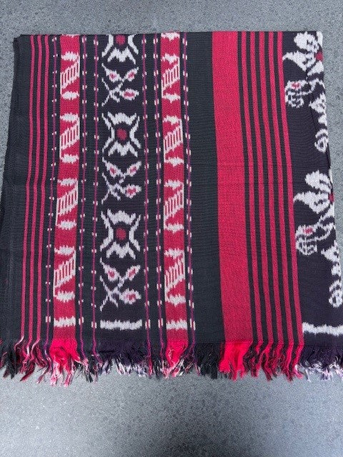 Ikat Tafelkleden 250x120 cm, handgeweven, 100% katoen, Multi-use product #017