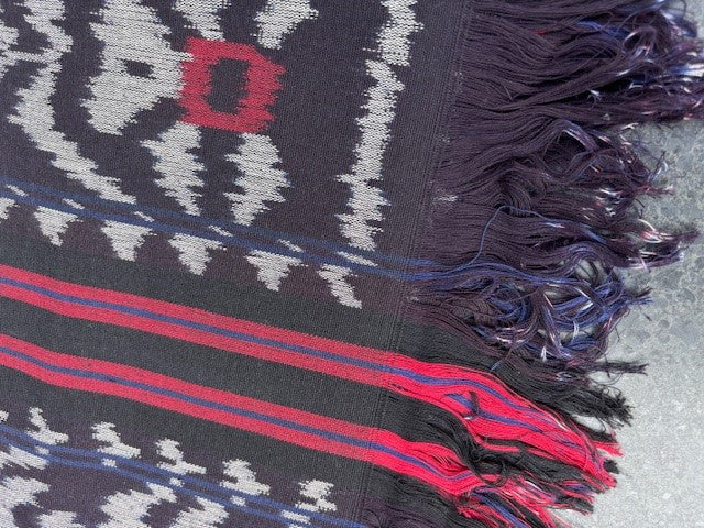 Ikat Tafelkleden 250x120 cm, handgeweven, 100% katoen, Multi-use product #018