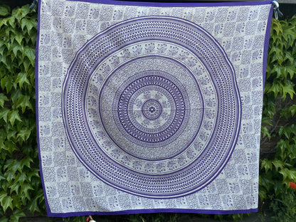 Ibiza bedsprei XXL strand laken katoen Mandala