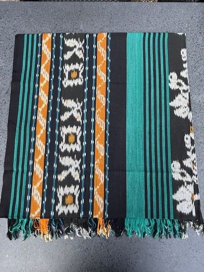 Ikat Tafelkleden 250x120 cm, handgeweven, 100% katoen, Multi-use product #022