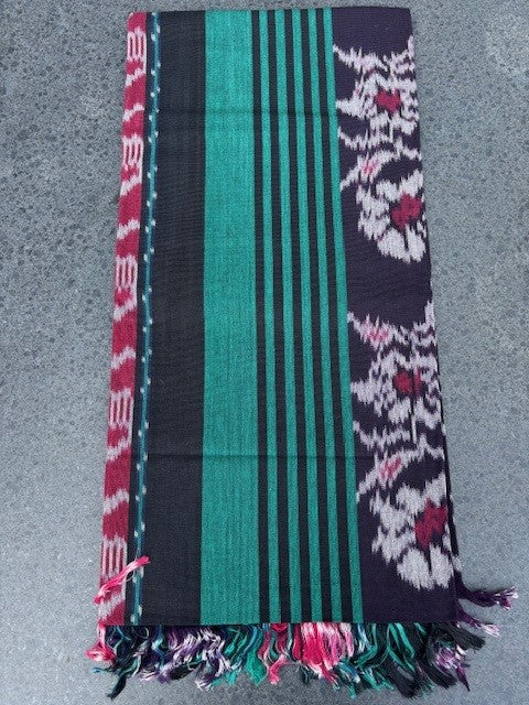 Ikat blanket carpet omslagdoek sjaal