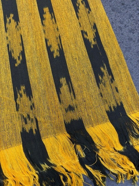 Ikat Tafelkleden 250x120 cm, handgeweven, 100% katoen, Multi-use product #024