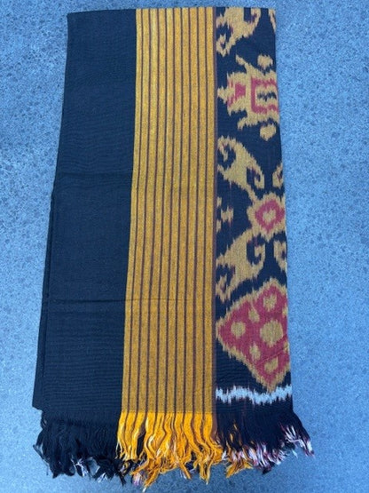 Ikat katoen yoga kleed doek handgemaakt
