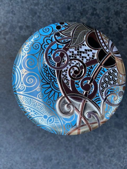 Jasmijn thee Jasmine flower tea Fairtrade blikje patroon 40 gram #014