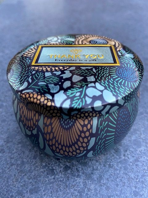 Jasmijn thee Jasmine flower tea Fairtrade blikje Thank You 40 gram #004