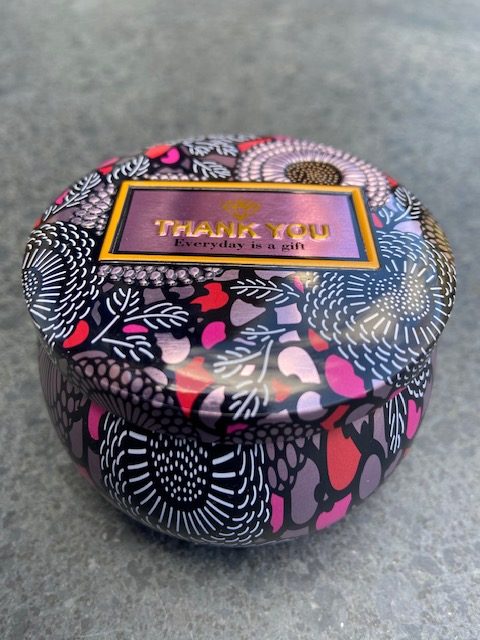 Jasmijn thee Jasmine flower tea Fairtrade blikje Thank You 40 gram #001