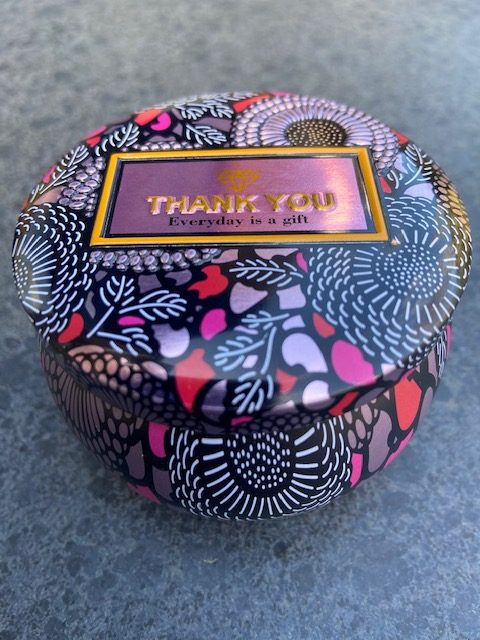 Jasmijn thee Jasmine flower tea Fairtrade blikje Thank You 40 gram #001