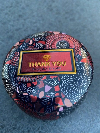 Jasmijn thee Jasmine flower tea Fairtrade blikje Thank You 40 gram #002