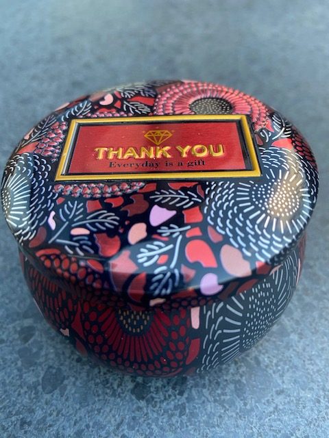 Jasmijn thee Jasmine flower tea Fairtrade blikje Thank You 40 gram #002