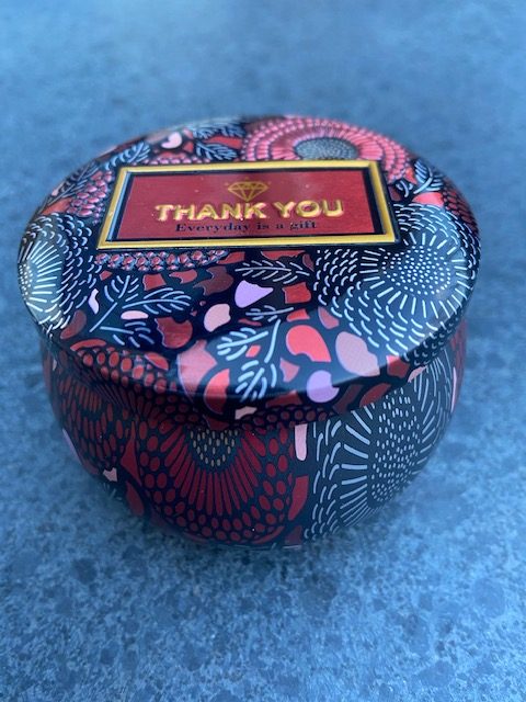 Jasmijn thee Jasmine flower tea Fairtrade blikje Thank You 40 gram #002