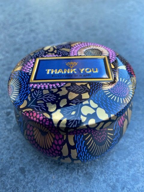 Jasmijn thee Jasmine flower tea Fairtrade blikje Thank You 40 gram