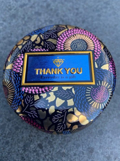 Jasmijn thee Jasmine flower tea Fairtrade blikje Thank You 40 gram #003