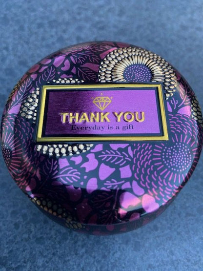 Jasmijn thee Jasmine flower tea Fairtrade blikje Thank You 40 gram #006