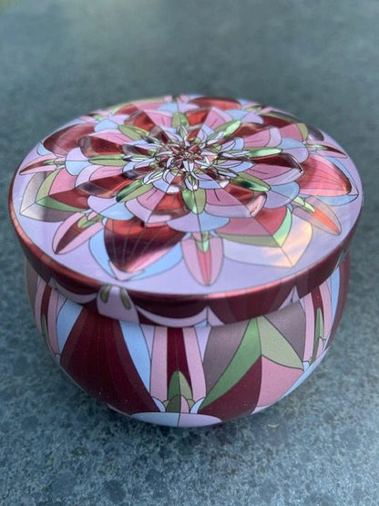 Jasmine Green Tea jasmijn kado cadeau gift metalen blikje patroon