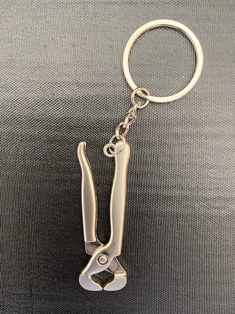 Nijptang Gereedschap Sleutelhanger van ijzer metaal zilverkleurig