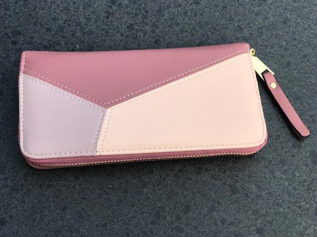 Portemonnee dames stevig ritssluiting apart vakken