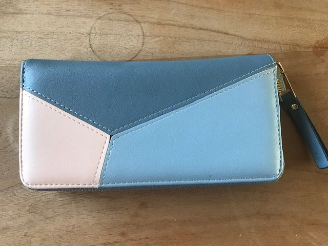 Portemonnee dames stevig ritssluiting apart vakken