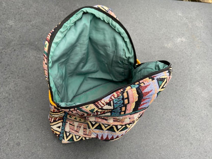 Rugtas katoen kwastjes ritssluiting #010