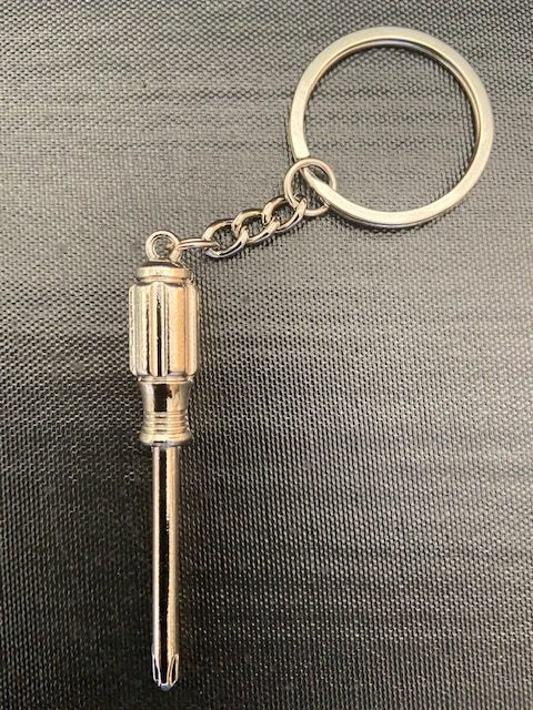 Schroevendraaier kruiskop Gereedschap Sleutelhanger van ijzer metaal