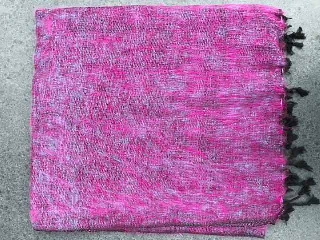 Yak wool scarf handmade