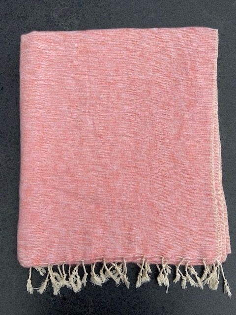 Sjaal Yakwol Jakwol Shawls of Yakwool Fairtrade beige roze