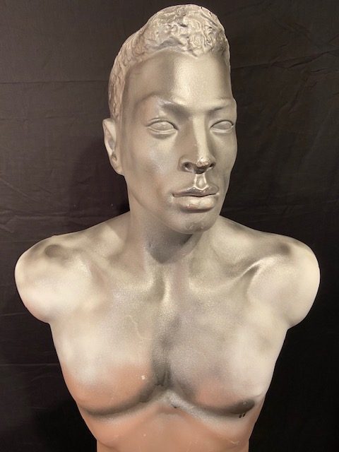 Vintage mannequin mannen torso handgemaakt Aad Verboom #013