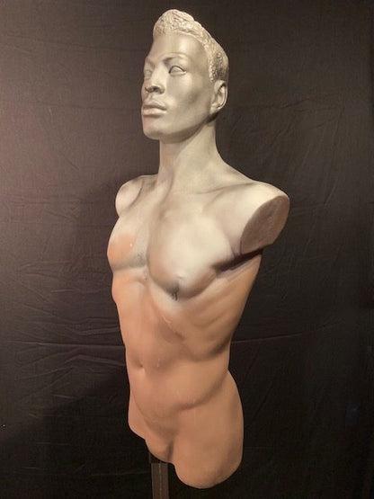 Vintage mannequin mannen torso handgemaakt Aad Verboom #013